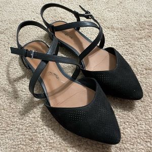 Black Pointed Toe Sandals